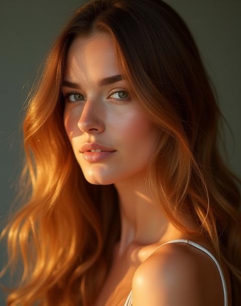 Beautiful balayage hair coloring